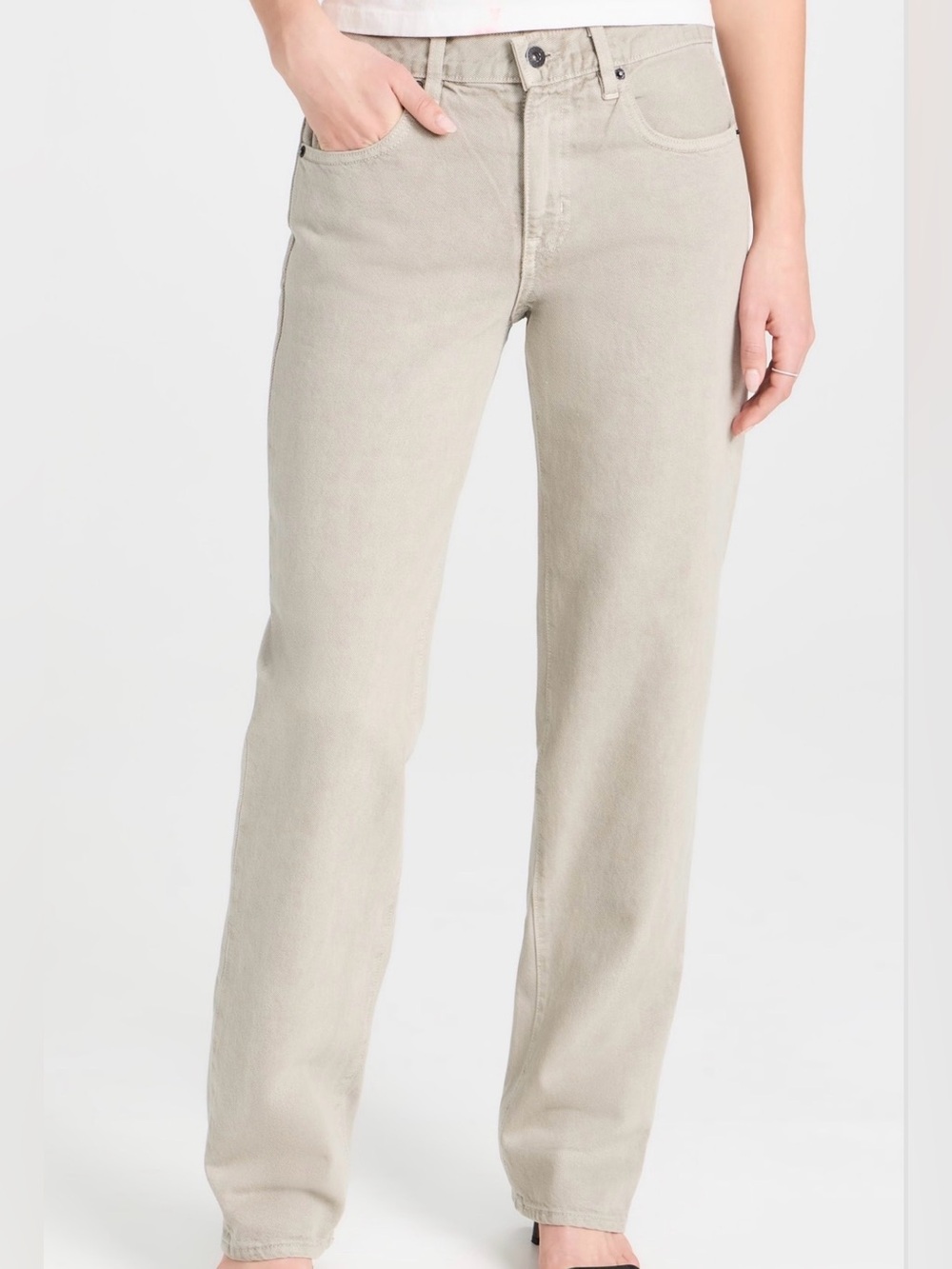 SLVRLAKE Women's Remy Straight Leg Denim Jeans NEW NWT